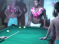 Angel & Cofi & Dulsineya & Tanata & Yuki in guys with big dicks fuck cute college chicks