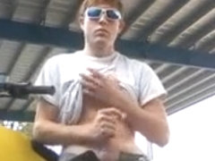 Public Cum Shot Porn Wanking Outside