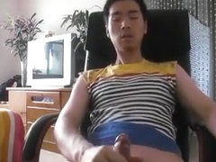 Asian Guy Cums Multiple Times Hot!