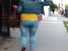 Phat Ass Ebony MILF Tight Jeans