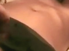 playing with his cock and hands while he
