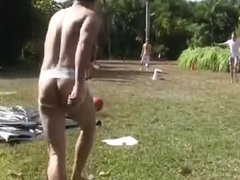 Horny Gay Guys Love To Play Slosh Ball