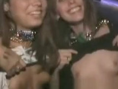 Girlfriends exposing titties...