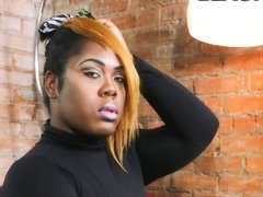 Curvy Texan Hottie Paris Prodegy  - TGirlBBW