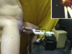sex machine sounding cock fucking machine and electro