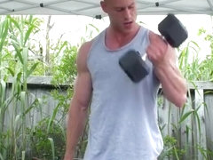 Dildo ass hole entering