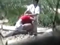 Outdoor blowjob video - voyeur