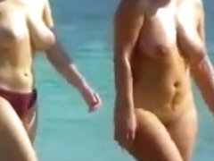 Nude beach big tits