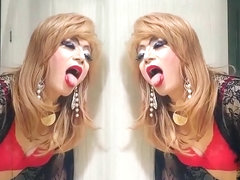 Sissy pornstar niclo jerk off