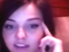 Girl masturbates in her room