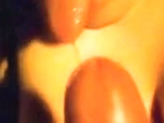 Large breasts consumes cum