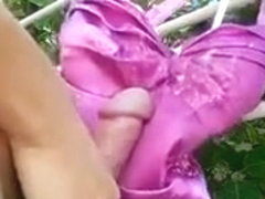 Prom Dress - Outdoors Hard Fuck Messy Cumshot