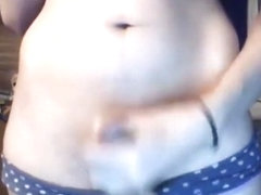 Pretty Kitty Polka dot panty show