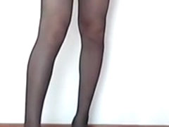CD - strip sexy mini skirt stockings