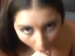 beautiful wife's mouht filled by humongous ding-dong