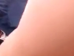 Hawt hawt golden-haired masturbated with vibrator