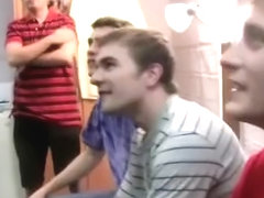 Twink gets a cumshot from straight guy