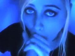 Blowjob for big cock from college brunettes