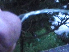 Filming a classmate ### outdoors