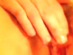 I'm fooling around with dildo in amatur porn video