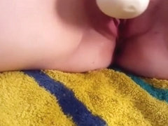 Dazzling Milf Vibrating Her Vagina For Partner's Pleasure