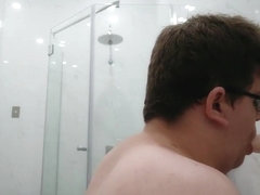 Sucking My Dildo on the Wall