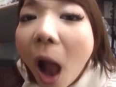 Asian Teen Maid Giving Intense Blowjob