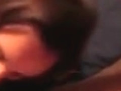 Couple watching porn together ends in facial