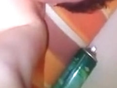 my fat girl with her dildo