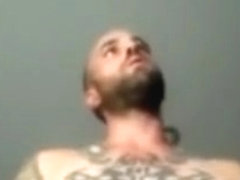 Str8 Tatted Muscle Stud Part Three (sorry no sound)