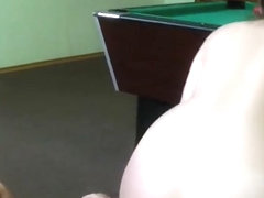 Fucking Sexy Hot Girl on the Pool Table