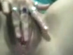 Beautiful thick labia girl with big clit squirts for you