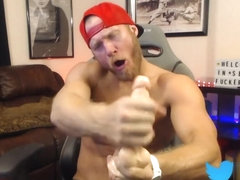 LIVE Muscle Jock Jerk Off Instruction on Chaturbate Twitter @jarednation69