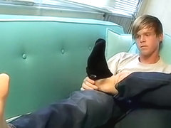 Gay feet videos Cute Colby Cums On Himself