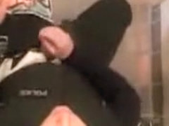 Fabulous male in amazing handjob, uniform homosexual sex video