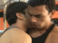 Two latino intense training ends up with hardcore anal fucking