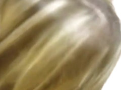 Blonde assistent sucks her manager and swallows cum