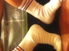 Me jerking off in socks