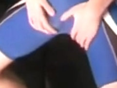 Blue Lycra Cycling and Triathlon Skinsuit