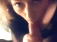 Amelia Skye sucks hard cock on Snapchat