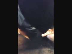 Hooded white boy throatin sum big brown dick...feedin on creem.