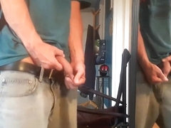 Piss in front a mirror #1