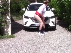 Diana joggeuse prete a partir