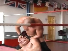 Hot muscle wrestling