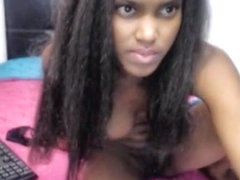 Sexy Black Teen on Webcam