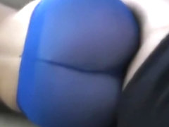 blue pantyhose