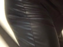 BDSM man in black zentaisuit Video 2