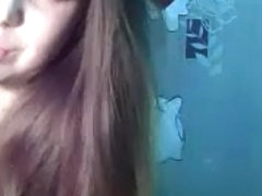 Sexy Little Brunette Is On Her Live Webcam Chatting And Sho