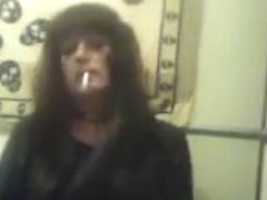 Leather and thighboots poppers and inflatable butt-plug