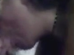 A very good masked blowjob.